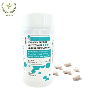 Collagen Tablets Factory - Bulk All-in-1 Collagen Polypeptide Fortified with Vitamins Minerals