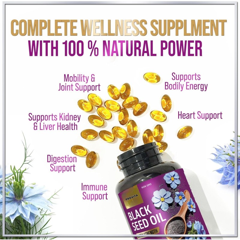 Black Seed Oil Softgel Supplier - Bulk Wholesale Best Black Seed Oil Digestive Glowing Skin