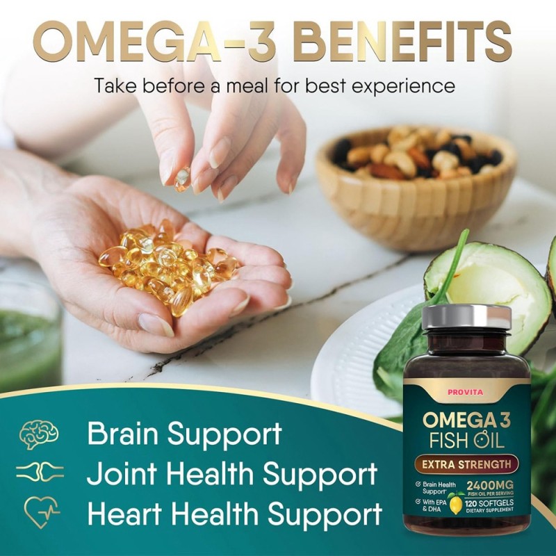 Fish Oil Softgel Factory - OEM Hot Sale Fish Oil Softgel Brain Heart Health Omega 3 DHA EPA