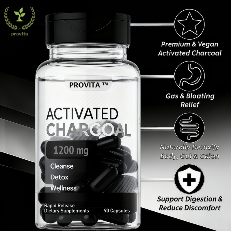 Activated Carbon Capsules Manufacturer - OEM Adult Activated Carbon Healthy Intestinal Gastric