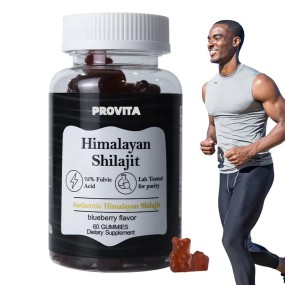 Shilajit Gummies Supplier - Bulk PROVITA Himalaya Sugar Free Shilajit Energy Boosting Gummies