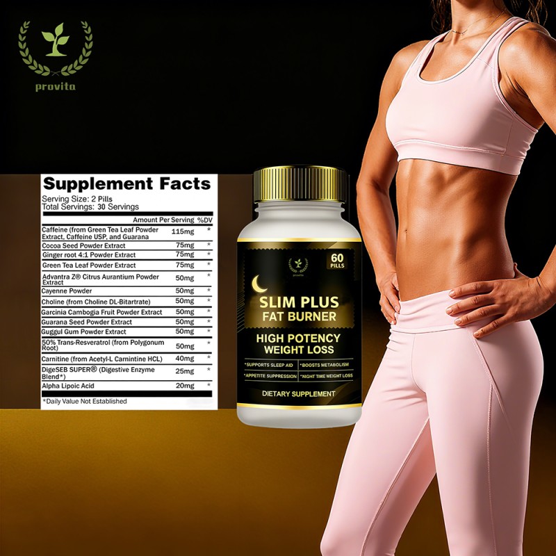 L-Carnitine Tablets Supplier - Bulk Caffeine Green Tea Plant Fibers Adult Weight Management
