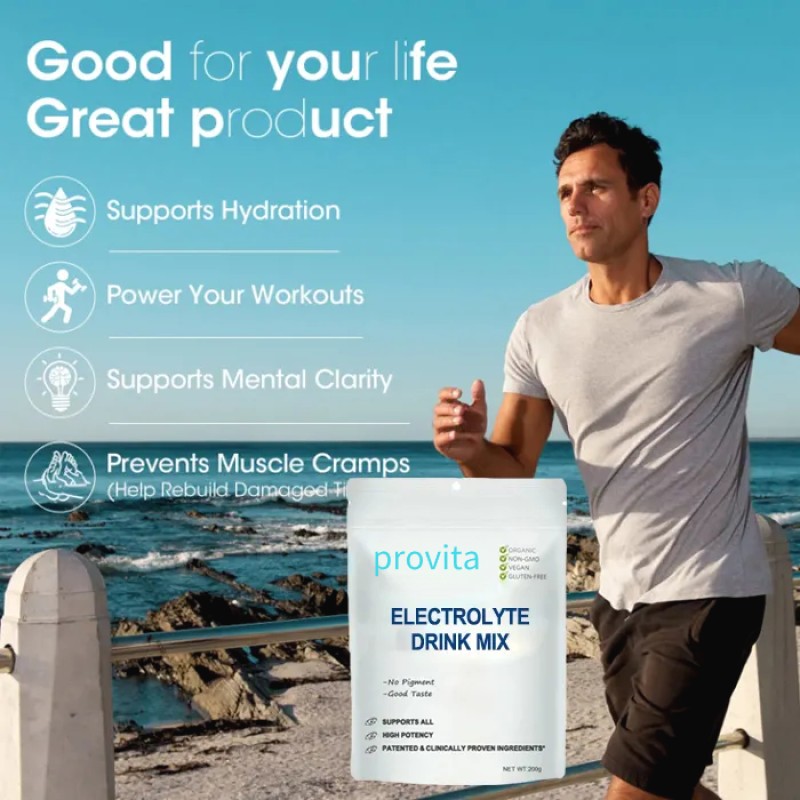 Sports Nutrition Powder Factory - Bulk Electrolyte Powder Calcium Sodium Potassium Drink Mix