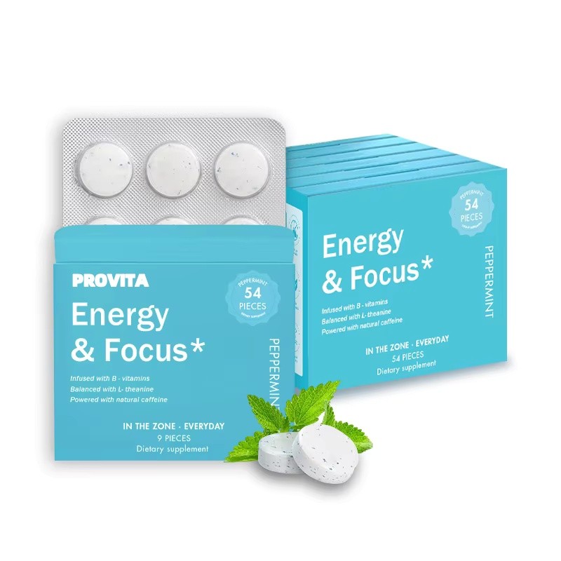 Energy Booster Tablet Manufacturer - Bulk Vitamin B6 B12 L-Theanine Natural Caffeine Focus