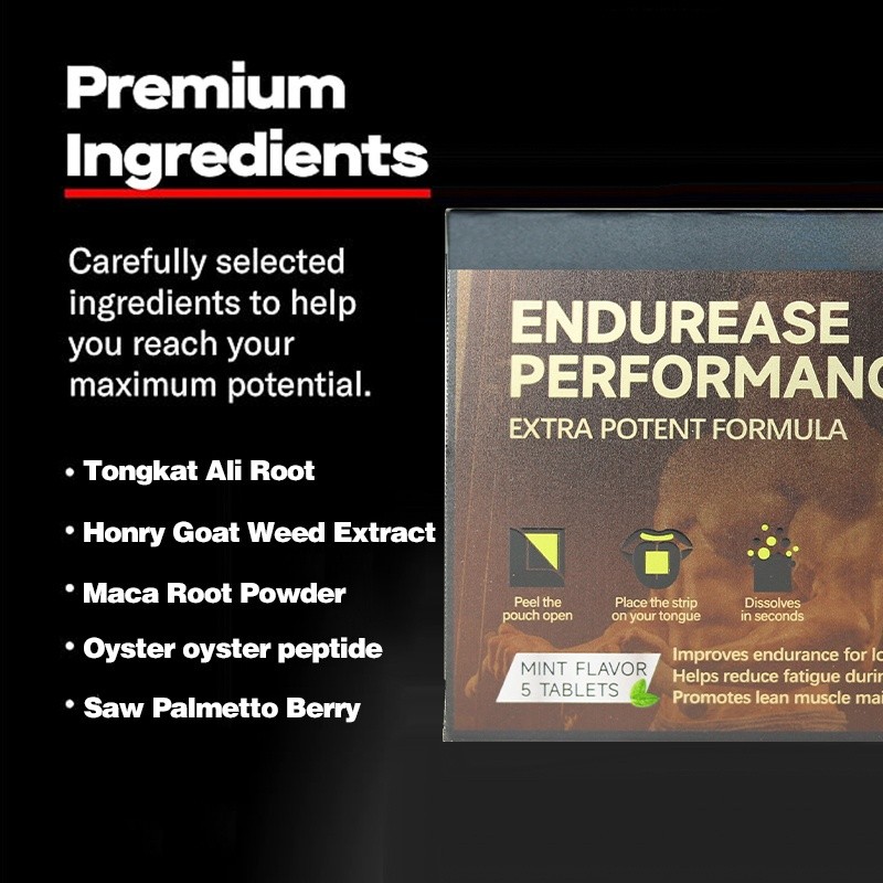 Male Health Flim Strip Factory - OEM Customizable Support Fertility Vegan Maca Honry Goat Weed