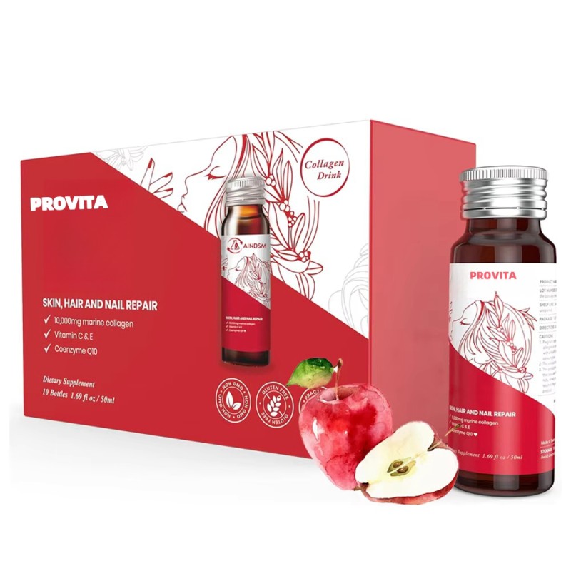 Marine Collagen Drops Factory - Bulk Well Designed Marine Collagen Vitamin Support Skin Sleep