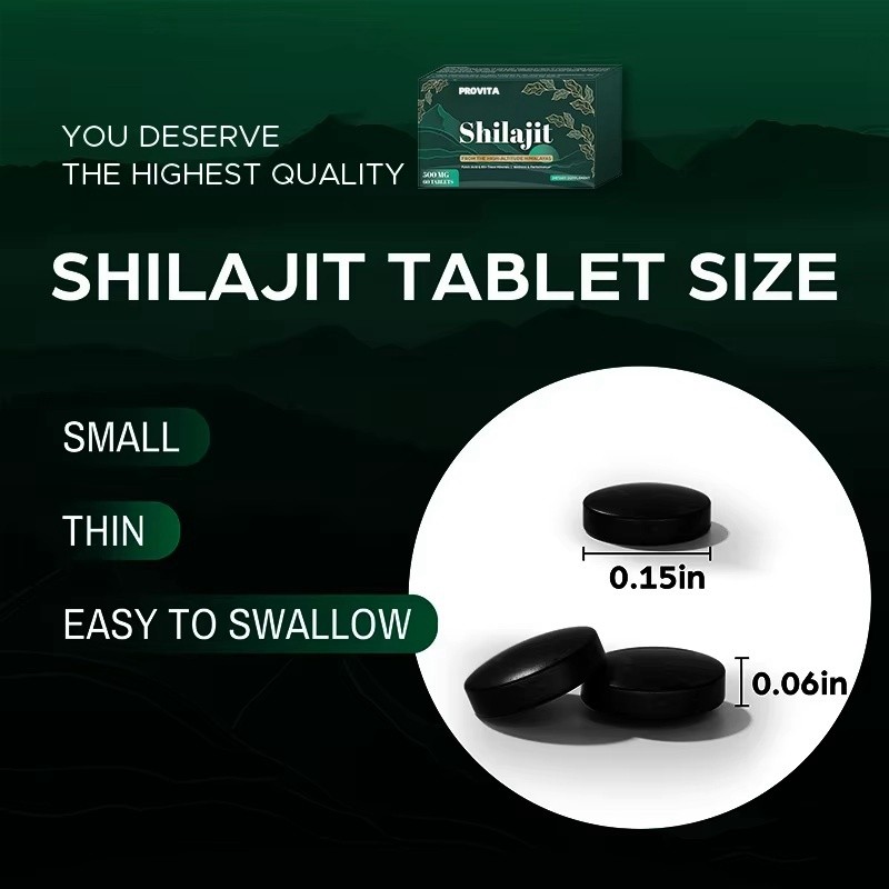 Shilajit Tablets Factory - OEM 85 Trace Minerals Fulvic Acid All Ages Pills Energy Immunity