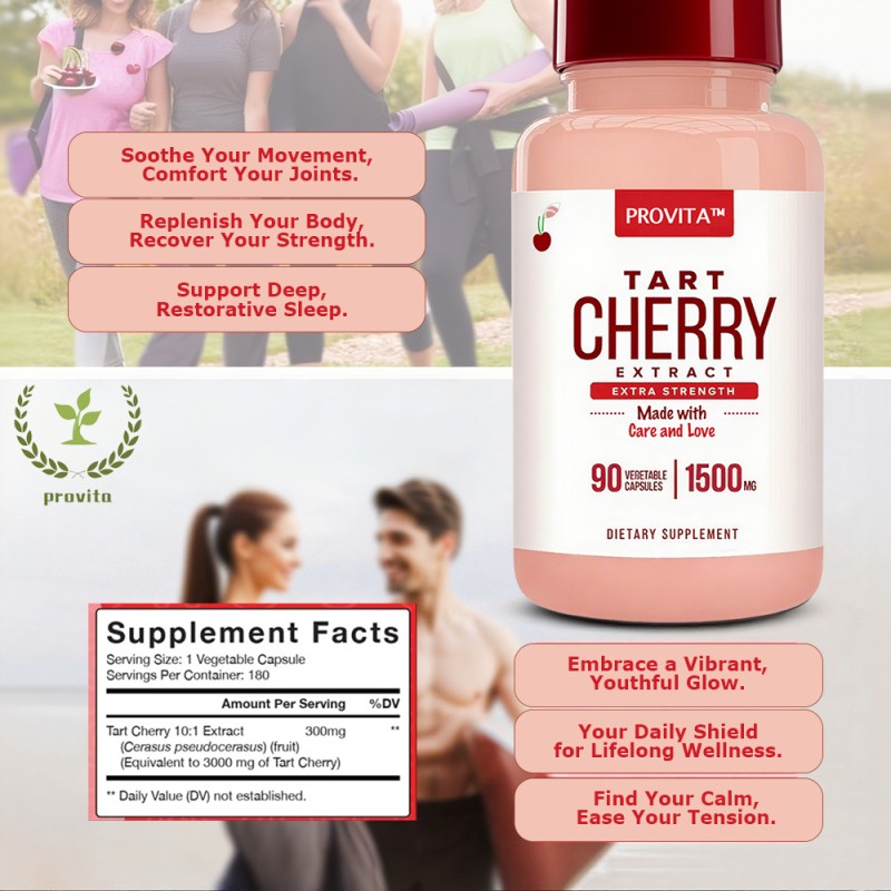 Anthocyanin Capsule Manufacturer - Bulk 90-Grain Anthocyanin Vitamin E Uric Acid Natural Tart