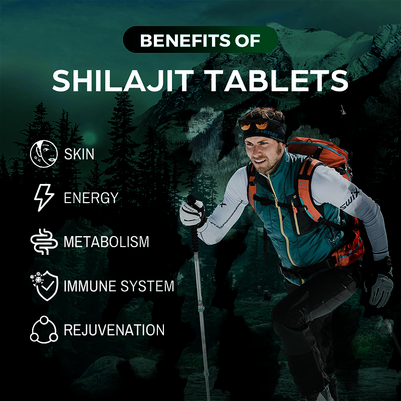Shilajit Tablets Factory - OEM 85 Trace Minerals Fulvic Acid All Ages Pills Energy Immunity