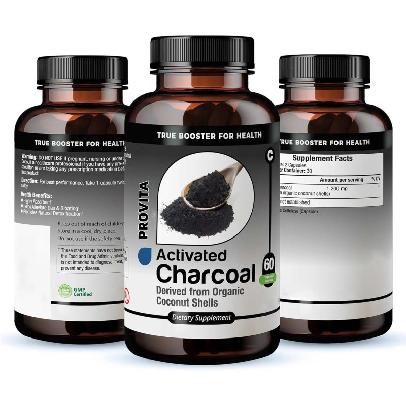 Activated Charcoal Capsules Supplier - OEM Activated Charcoal Coconut Shells Gastrointestinal