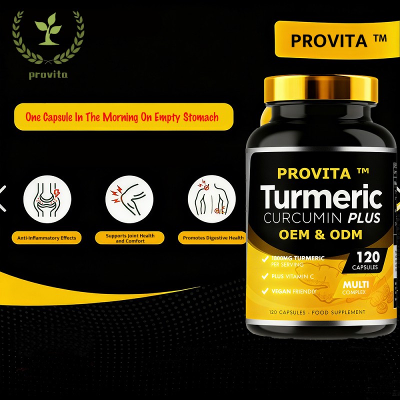Turmeric Curcumin Capsules Factory - Bulk Turmeric Curcumin Plant Extract Joint Health Support