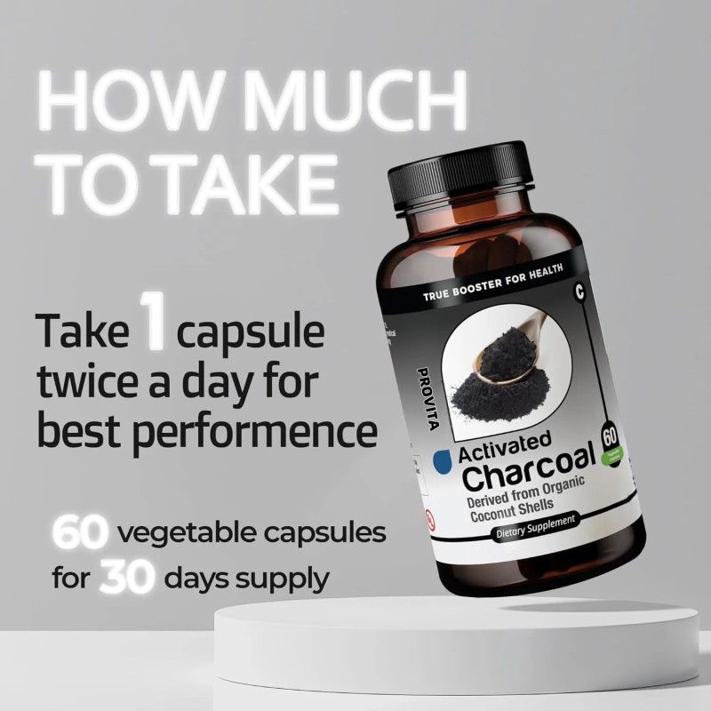 Activated Charcoal Capsules Supplier - OEM Activated Charcoal Coconut Shells Gastrointestinal