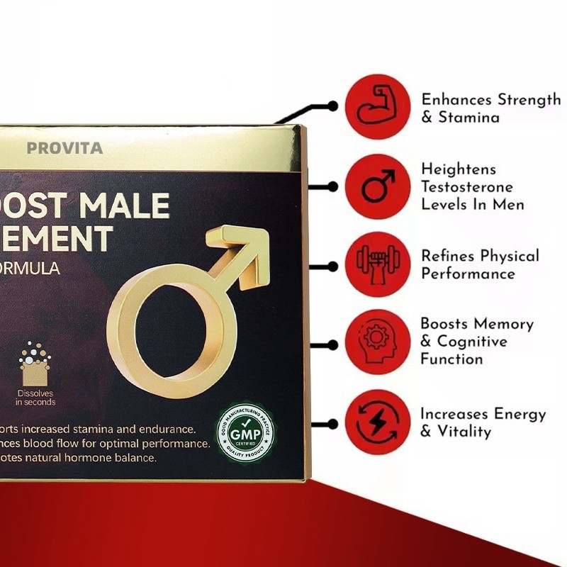 Male Enhancer Manufacturer - Bulk PROVITA Vitalboost Epimedium Extract Film Strips Maca Root