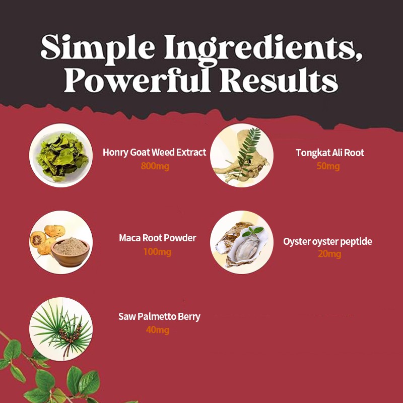 Hormone Balance Strip Supplier - Bulk OEM/ODM Male Enhancement Support Herbal Maca Root Energy