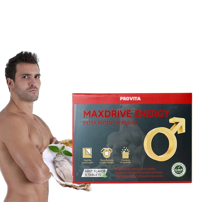 Male Enhancement Strip Supplier - OEM Customizable Maxdrive Energy Maca Root Saw Palmetto