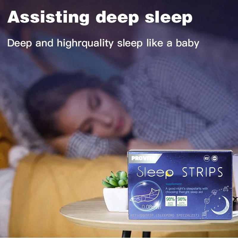Sleep Film Supplier - Bulk Natural Melatonin Deep Sleep Thin Paper Sleep Strips