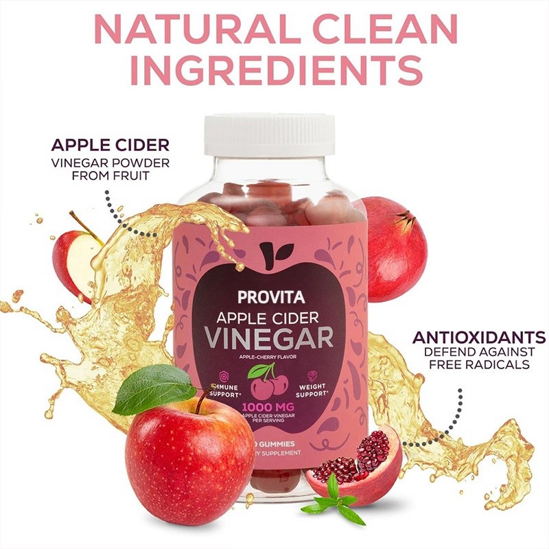 Apple Cider Vinegar Gummies Supplier - OEM Hot Selling Sugar Free Vitamin Boost Immune ACV