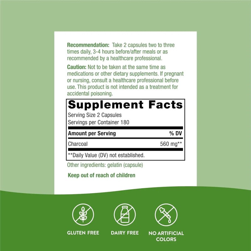 Gut Health Capsules Manufacturer - Bulk Gut Health Activated Carbon Adult Detox Beauty Product