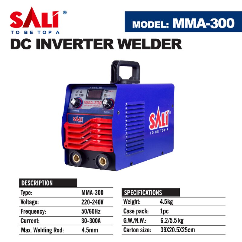 Welding Machine Factory - MMA-300 4.0-4.5mm Portable Welder