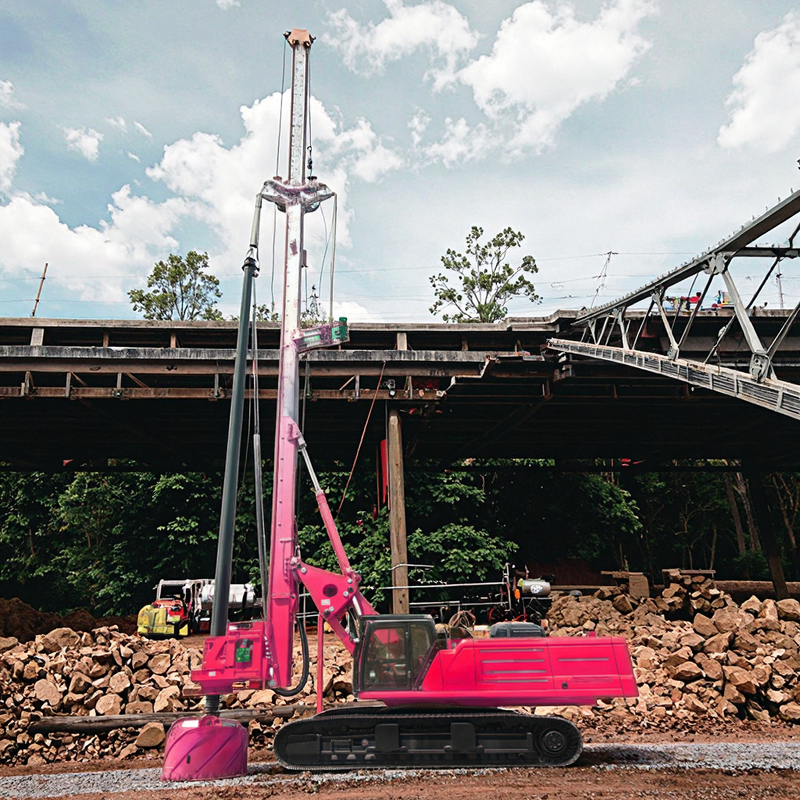 Rotary Drilling Rig Factory - JR368HW Model Drilling Rig