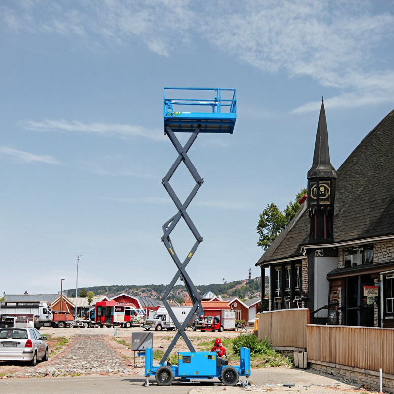 Work Platform Factory - Off-Road 10m Scissor Lift Extreme