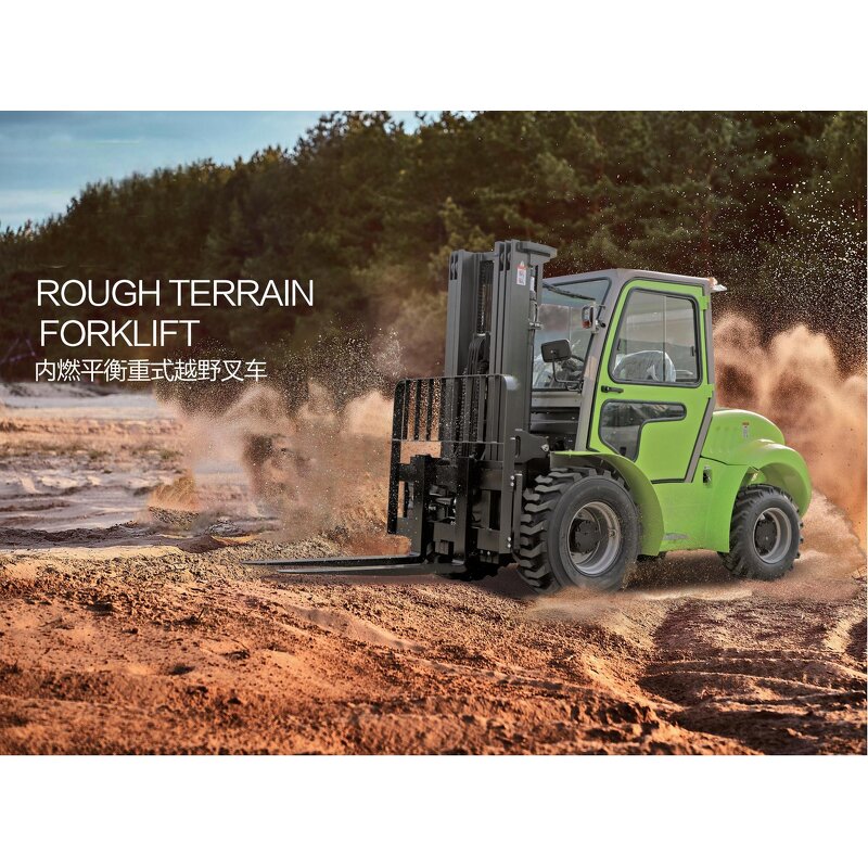 Forklift Truck Manufacturer - 220V Motorized Rough Terrain