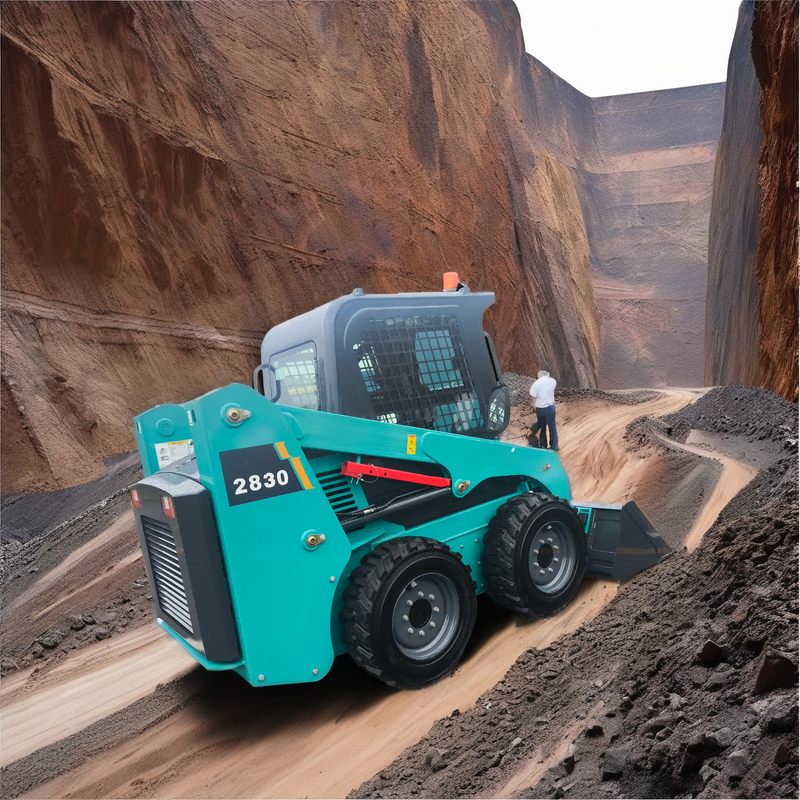 Skid Steer Loader Factory - ASV KUBOTA Engine Wheel Loader