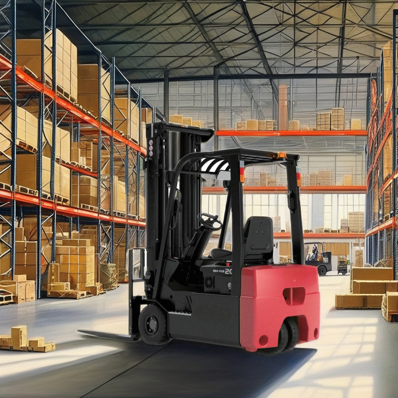 Electric Forklift Manufacturer - 1800kg 3-Wheel Li-Ion Battery