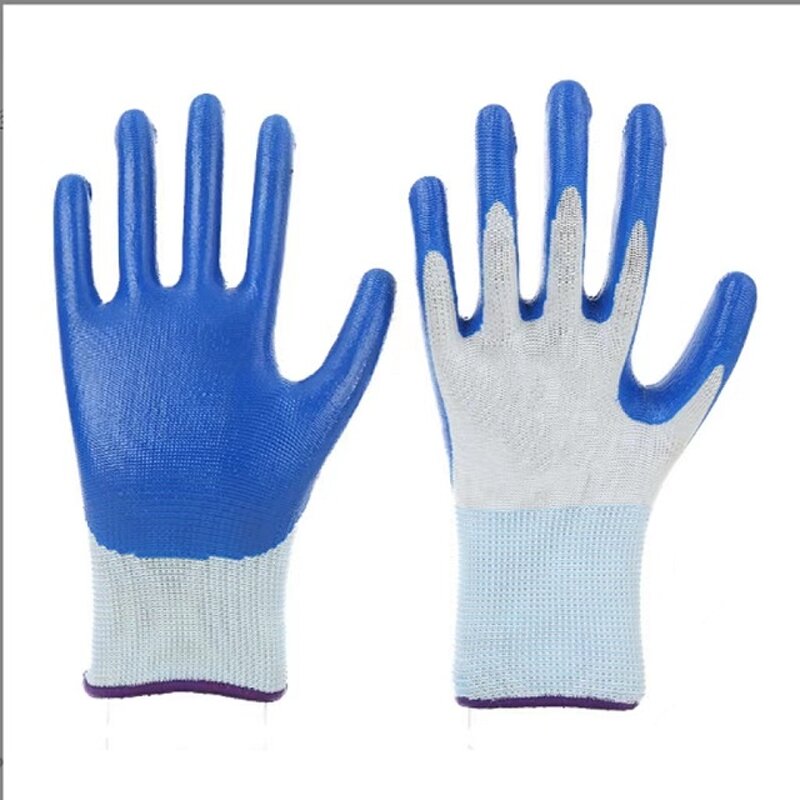 Safety Gloves Factory - OEM Logo Nitrile Coated Gloves