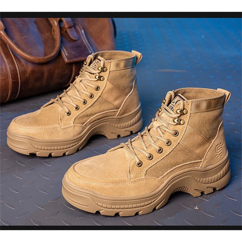 Safety Boots Manufacturer - Unisex Steel Toe Faux Suede