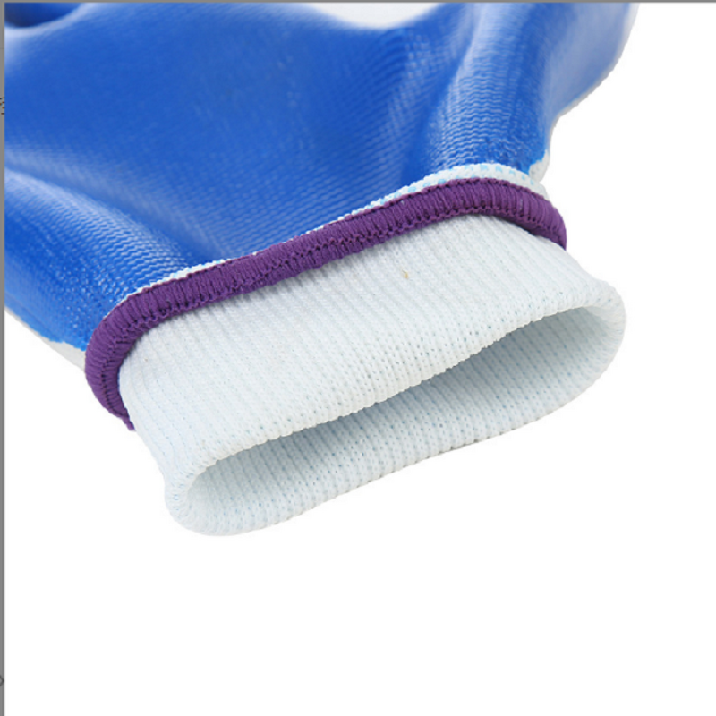 Safety Gloves Factory - OEM Logo Nitrile Coated Gloves