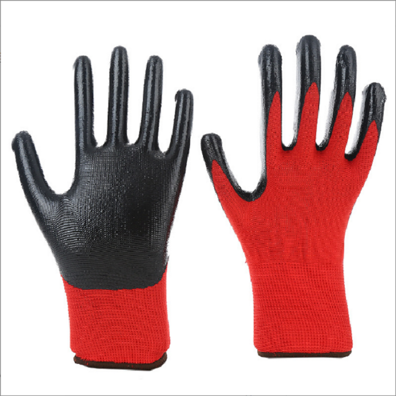 Safety Gloves Factory - OEM Logo Nitrile Coated Gloves