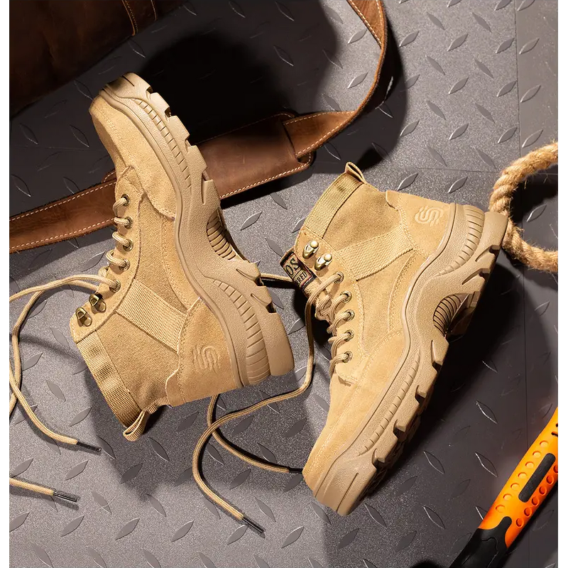 Safety Boots Manufacturer - Unisex Steel Toe Faux Suede