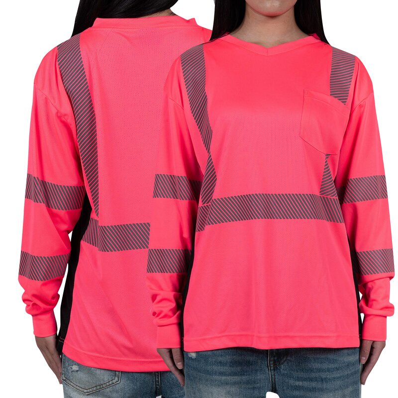 Hi Vis Shirt Factory - Women's ANSI Class 3 Long Sleeve