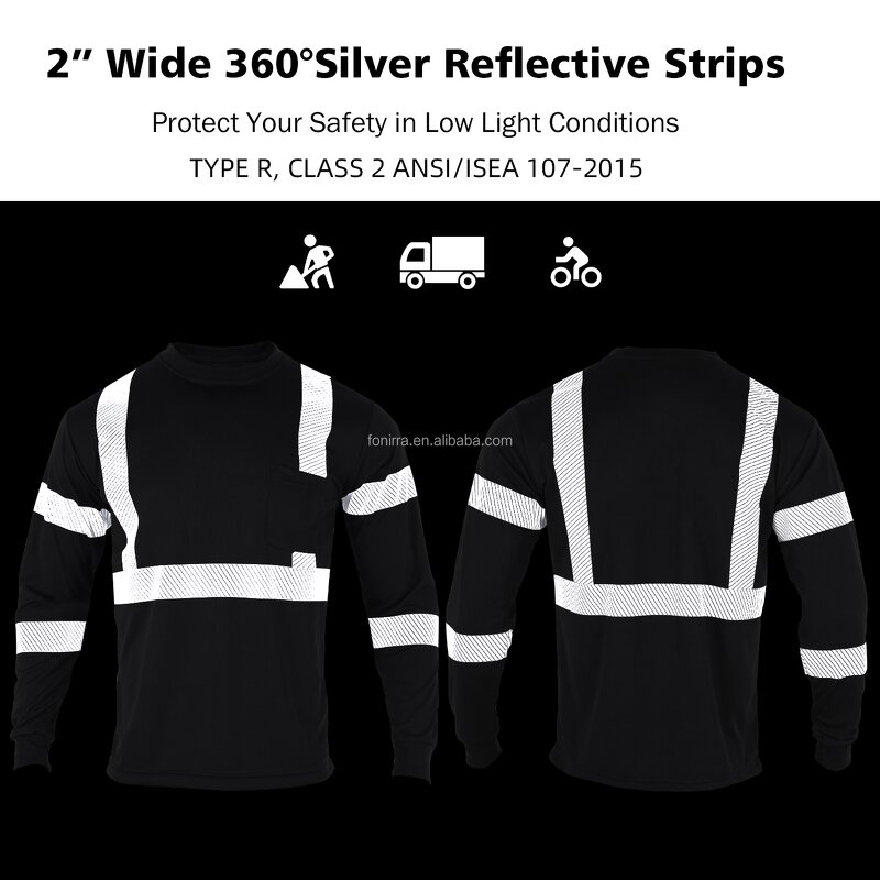 Hi Vis Shirt Manufacturer - ANSI Type R Class 3 Breathable
