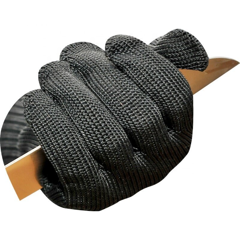 Cut Resistant Gloves Manufacturer - Level 5 Black Safety Gloves