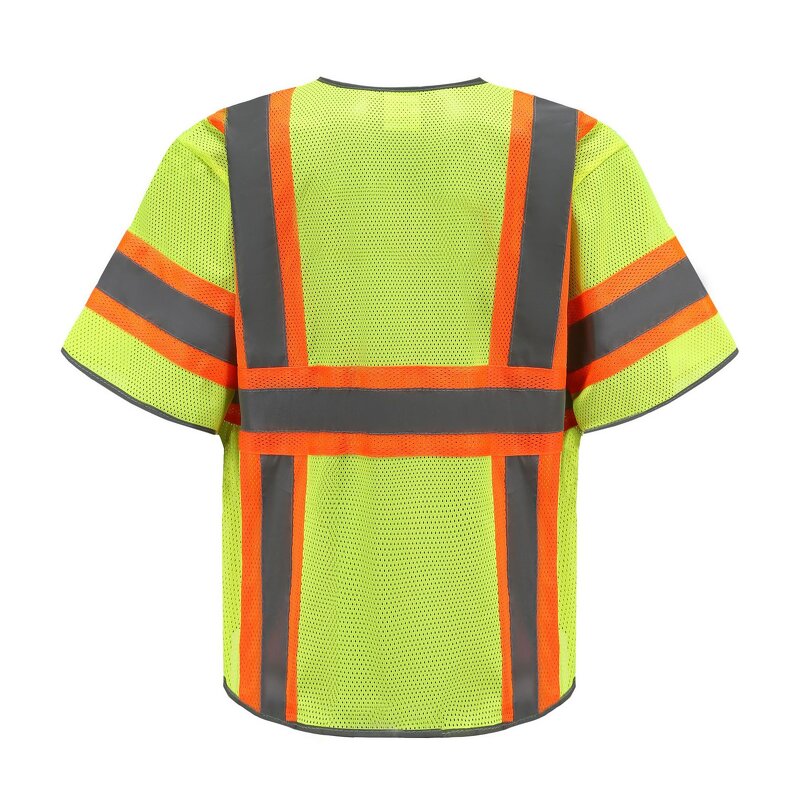 Safety Vest Manufacturer - ANSI/ISEA 107-2020 Class 3 Orange