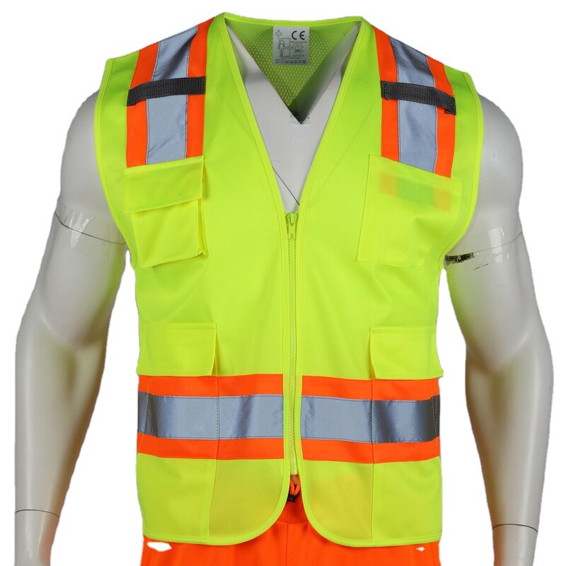 Safety Vest Factory - ANSI CE Class 2 Multi-Pocket Vest