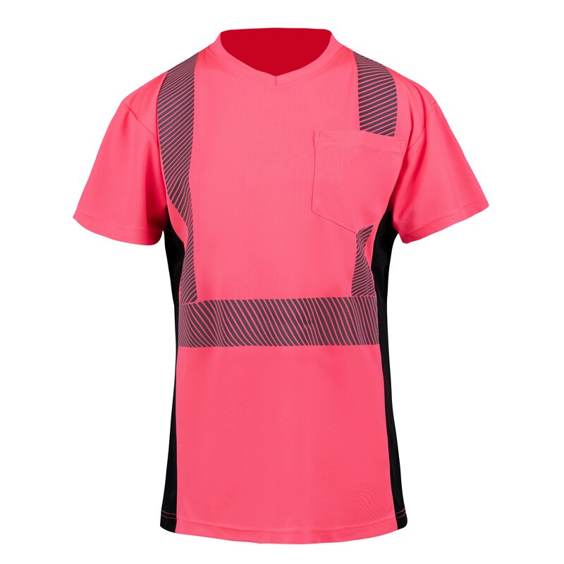 Safety T Shirt Manufacturer - Women's ANSI Class 3 Pink