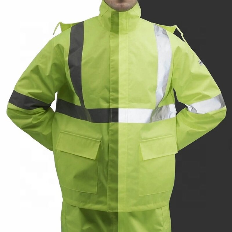 Rain Jacket Factory - ANSI Class 3 Traffic Reflective