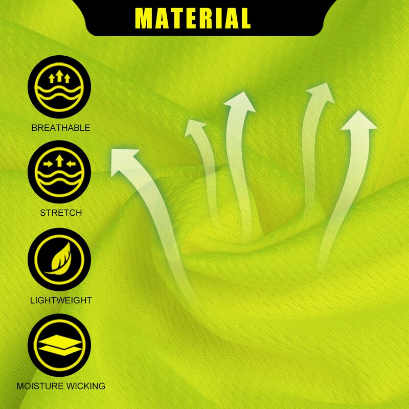 Hi Vis Shirt Factory - Class 3 Fluorescent Breathable Reflective