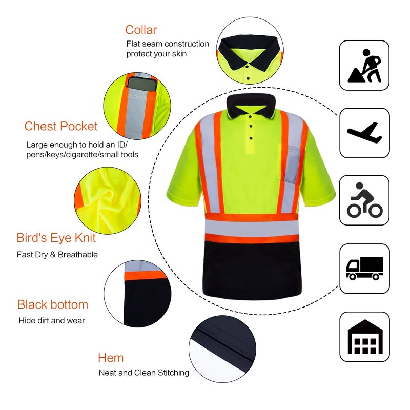 Safety Vest Factory - Class 2 Waterproof Mesh Reflective