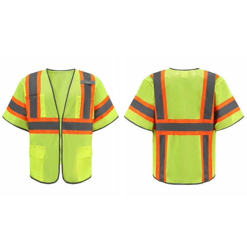 Safety Vest Manufacturer - ANSI/ISEA 107-2020 Class 3 Orange