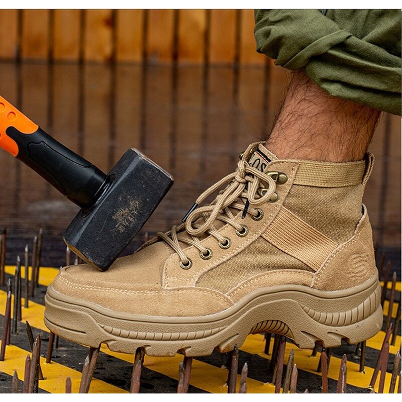 Work Boots Factory - Men's Industrial Steel Toe Boots
