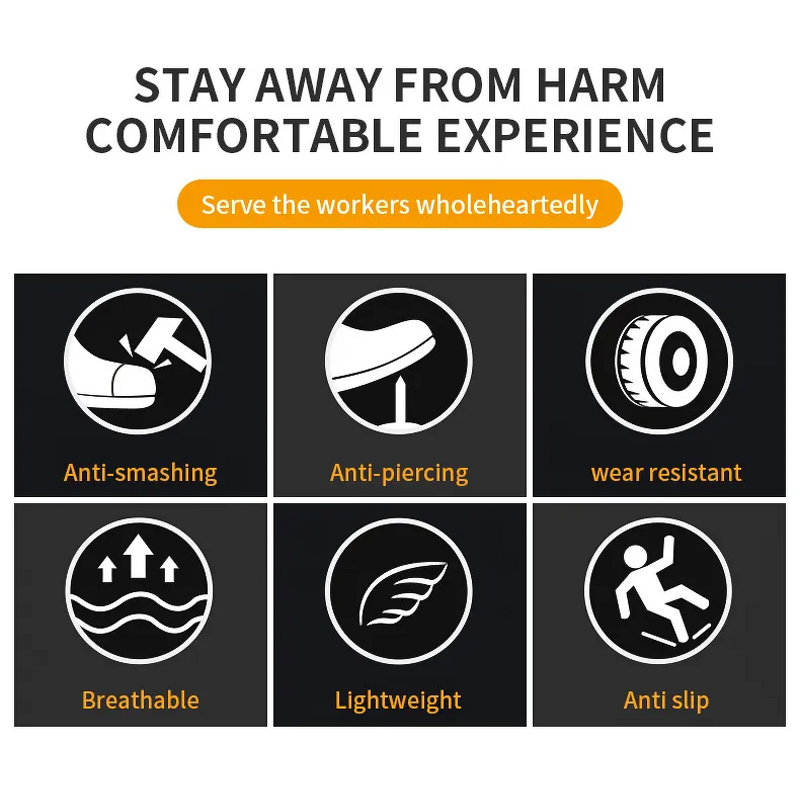 Work Boots Factory - Men's Industrial Steel Toe Boots