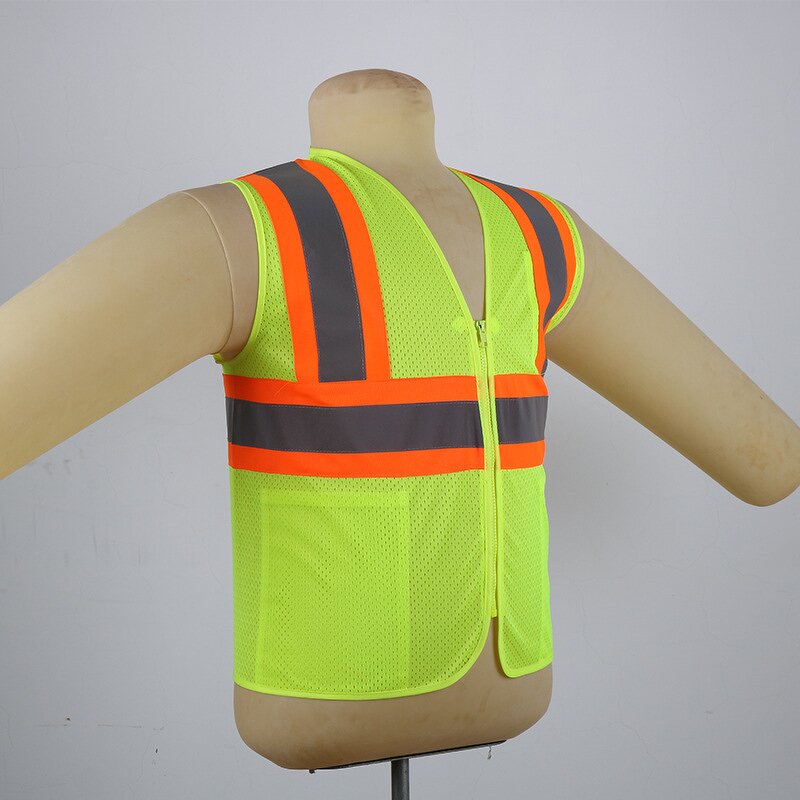 Hi Vis Vest Factory - Men's Yellow Polyester Workwear Vest