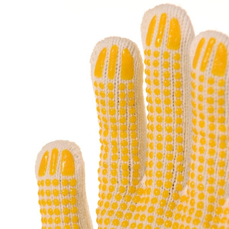 Safety Gloves Factory - Woolen Dotted Bead Liner Gloves