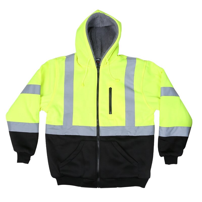 Reflective Hoodie Manufacturer - ANSI 107 Class 3 Polyester