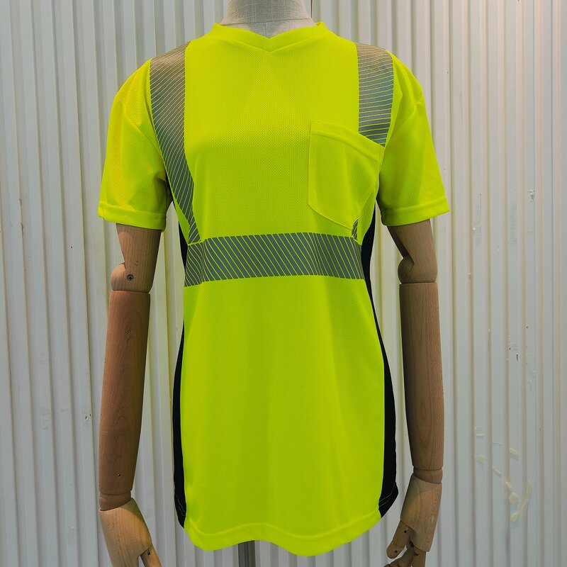 Safety T Shirt Manufacturer - Women's ANSI Class 3 Pink