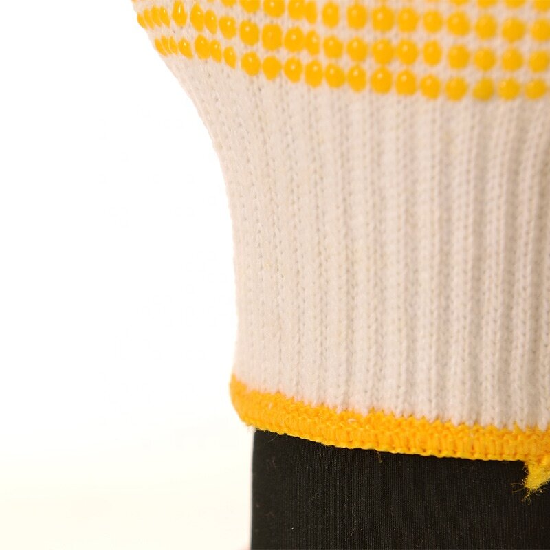 Safety Gloves Factory - Woolen Dotted Bead Liner Gloves